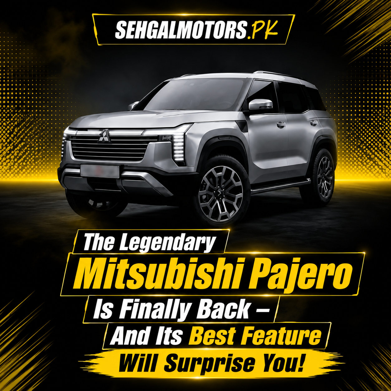 The Legendary Mitsubishi Pajero Is Finally Back — And Its Best Feature Will Surprise You