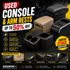 Used Console & Arm Rests