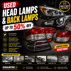 Used Head Lamps & Back Lamps 