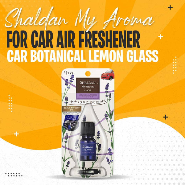 Shaldan My Aroma for CAR Air Freshener Car Botanical Lemon Glass - 5ML