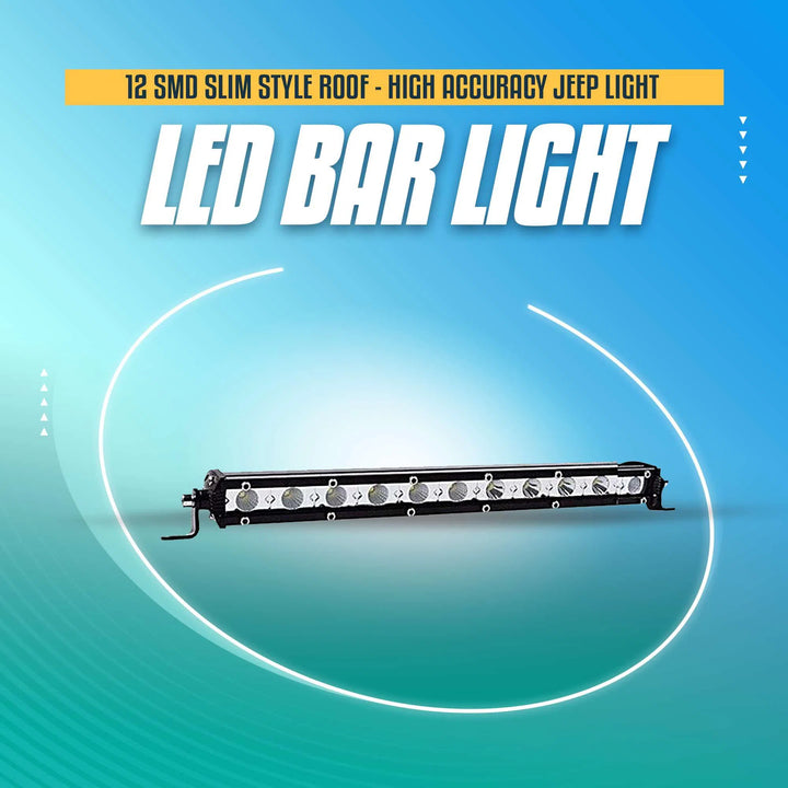 12 SMD Slim Style Roof LED Bar Light SehgalMotors.pk