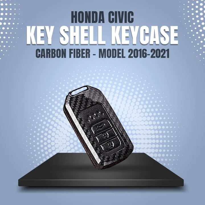 Honda Civic Key shell Keycase Carbon Fiber - Model 2016-2021