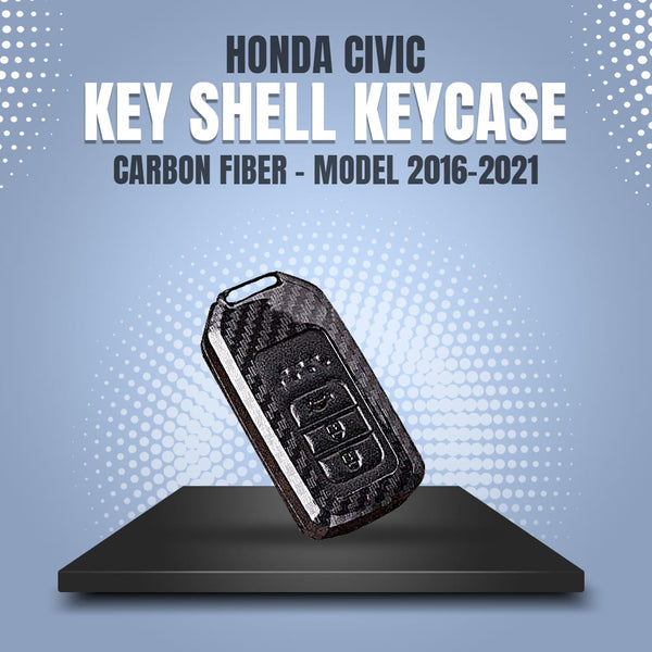 Honda Civic Key shell Keycase Carbon Fiber - Model 2016-2021