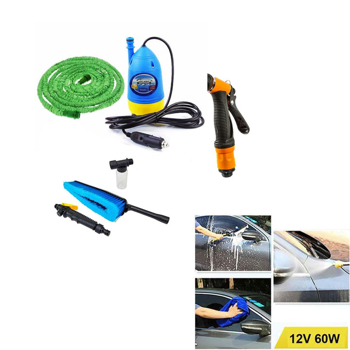 Car Portable On Board Car Washing Machine Pressure Washer 12V Detailing Washer Multi