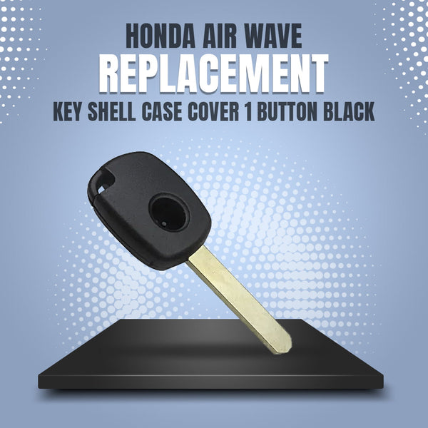 Honda Air wave Replacement Key Shell Case Cover 1 Button Black