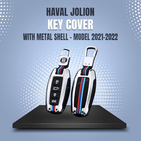 Haval Jolion / H6  Key Cover With Metal Shell 4 Button - Model 2021-2024