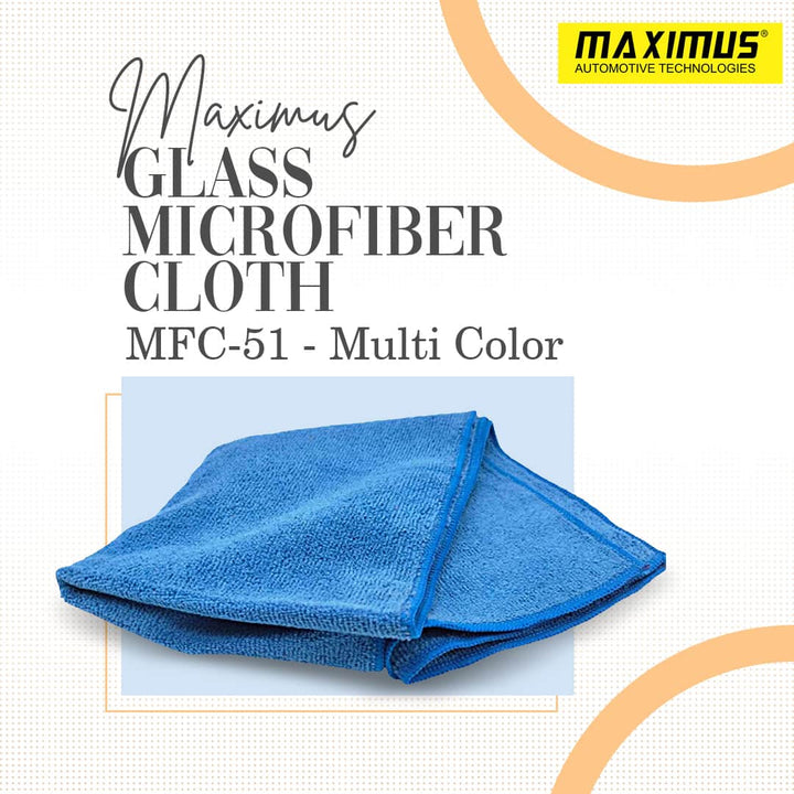 Maximus Glass Microfiber Cloth MFC-51 - Multi Color