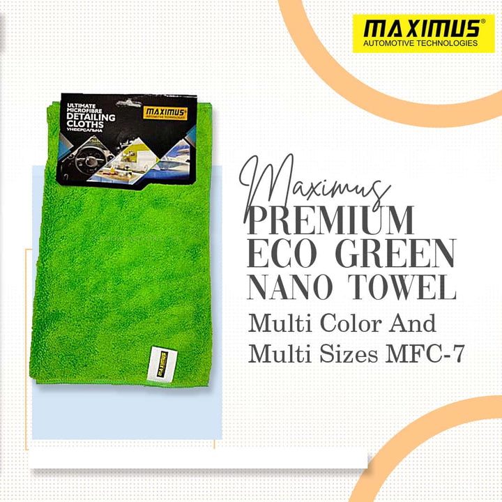 Maximus Premium Eco Green Nano Towel Multi Color And Multi Sizes MFC-7