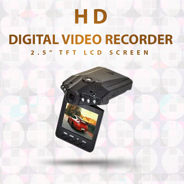 HD DVR (Digital Video Recorder) Portable with 2.5" TFT LCD Screen