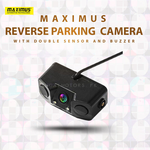 Maximus Reverse Camera With Double Parking Sensor and Warning Buzzer