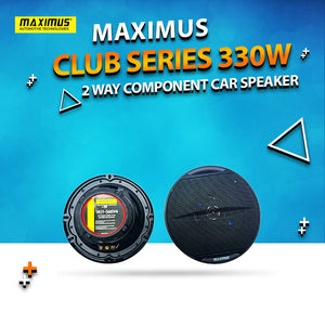 Maximus Club Series Way Coaxial Car Audio Speakers 6.5Inches 330W - Genuine (Set of 2)