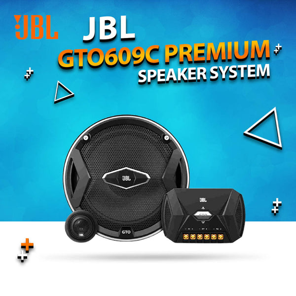 JBL GTO 609C 2 Way Premium Component Car Audio Speaker System 6.5 Inches - 200W