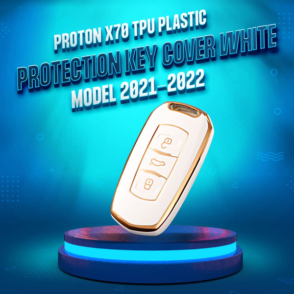 Proton X70 TPU Plastic Protection Key Cover White - Model 2021-2024