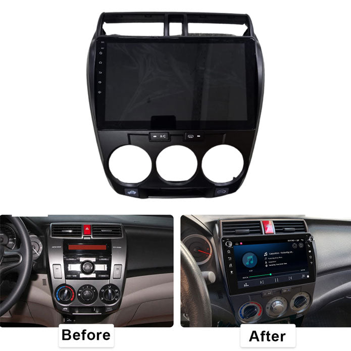 Honda City Android LCD Matte Black 10 Inches - Model 2008-2021 | 8th Gen