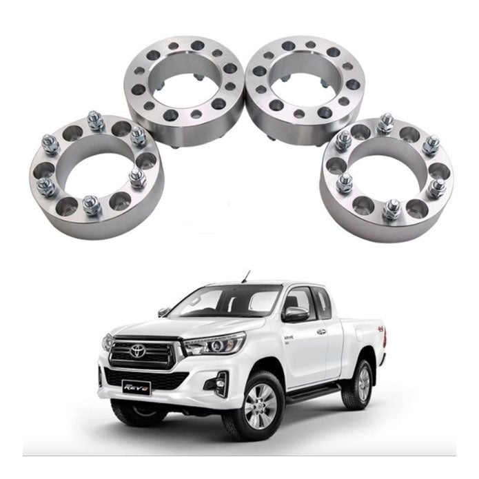 Toyota Hilux Revo Rocco Wheel Spacer 6x139.7, M12x1.5,CB:108mm ,Wid:35mm,Silver