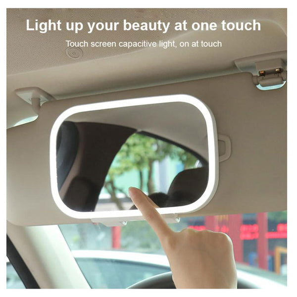 Car LED Makeup Mirror for Sun Visor