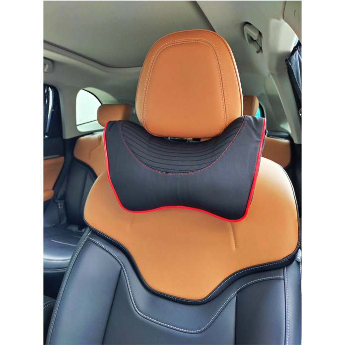 Neck Rest Headrest Pillow Cushion Black And Red