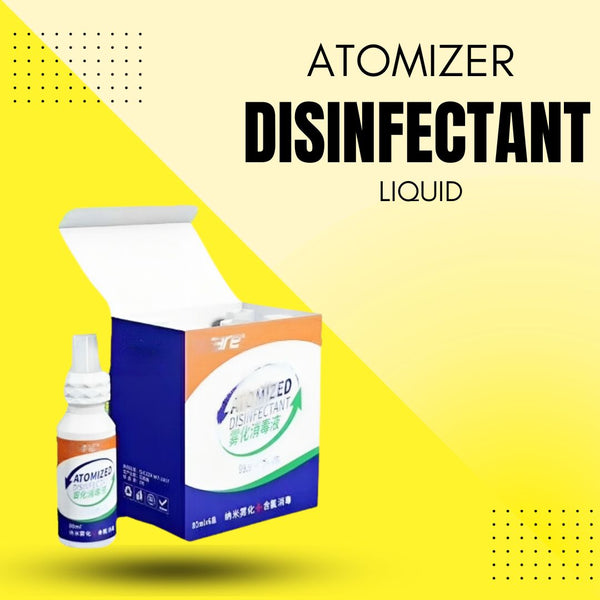 Atomizer Disinfectant Liquid For Sterilizing Surfaces and Car to Kill Coronavirus Covid19