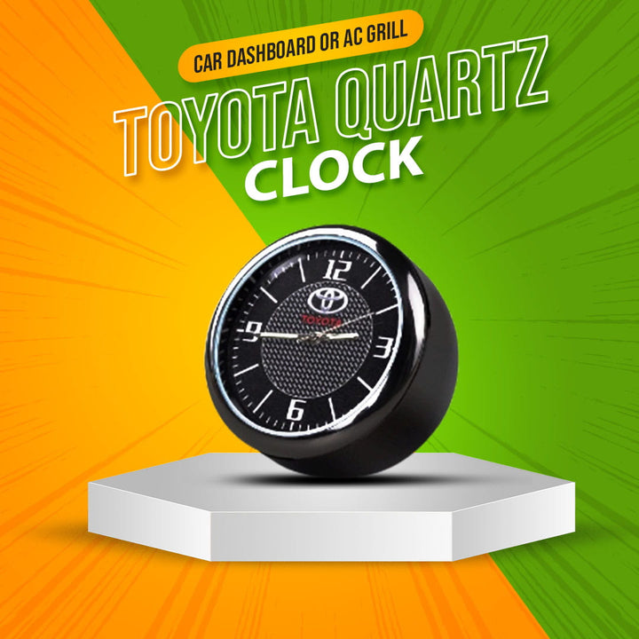 Toyota Car Dashboard Or AC Grill Clock