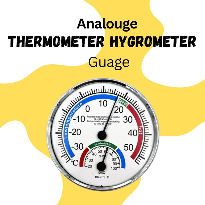 Thermometer Hygrometer Temperature Guage Analouge