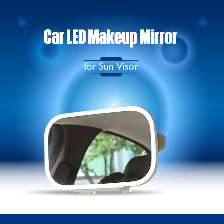 Car LED Makeup Mirror for Sun Visor