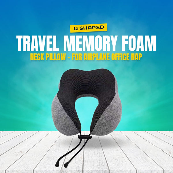 U Shaped Travel Memory Foam Neck Pillow