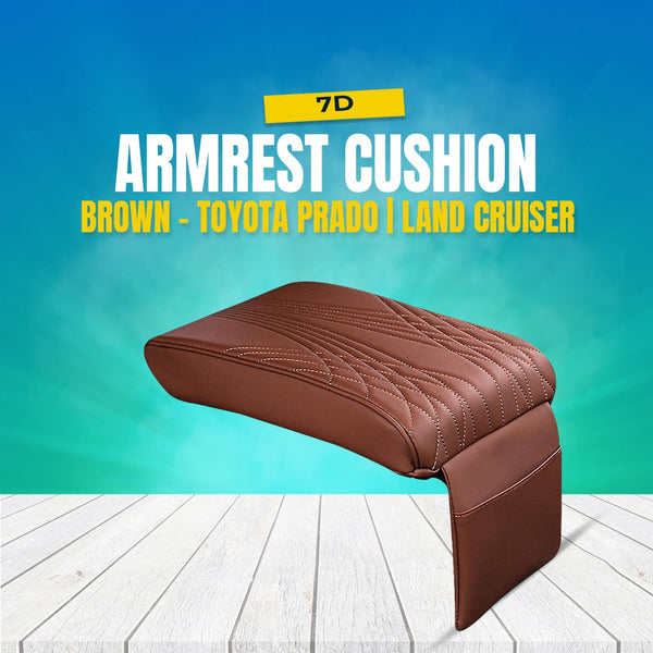 7D Armrest Cushion - Brown