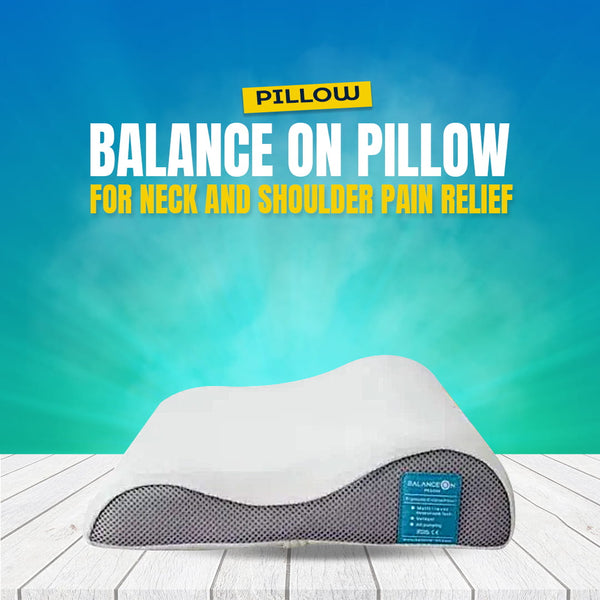 Balance On Pillow For Neck and Shoulder Pain Relief