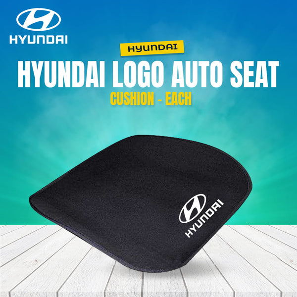 Hyundai Logo Auto Seat Cushion - Each