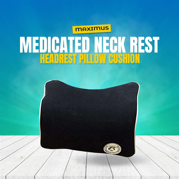 Medicated Neck Rest Headrest Pillow Cushion