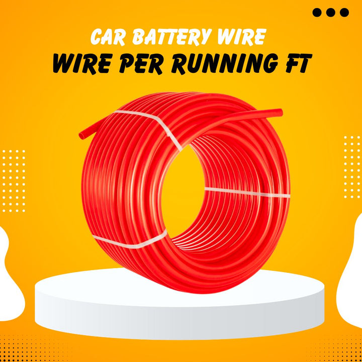 Car Battery Wire Per Running Ft