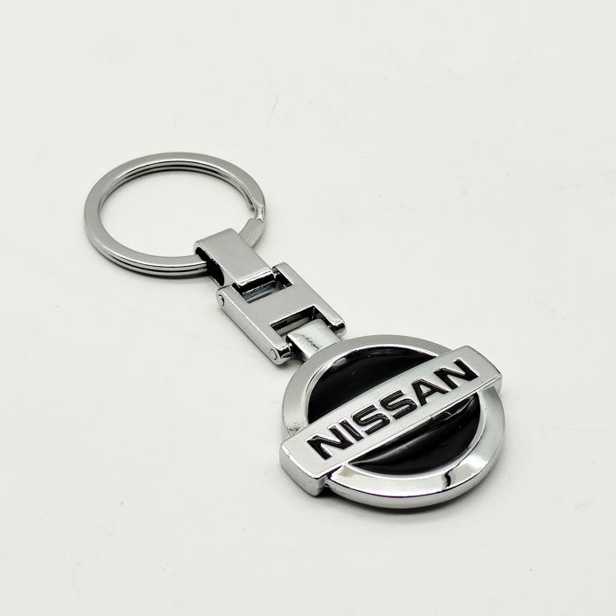 Nissan Metal Keychain Keyring - Black