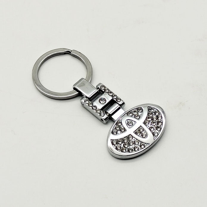 Toyota Logo Keychain Diamond Style Keyring