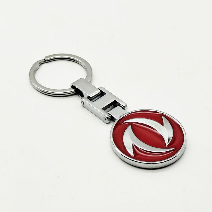 DFSK Logo Metal Keychain Keyring - Red