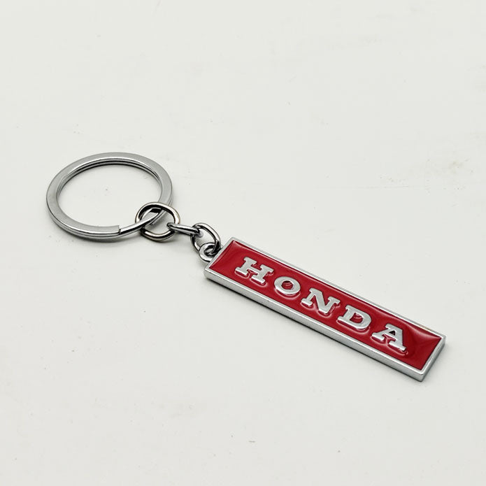 Honda Metal Keychain Keyring - Red