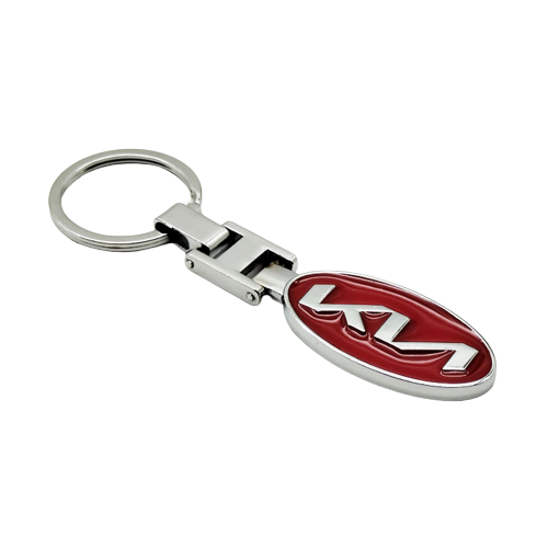 KIA Logo Keychain Keyring - Red