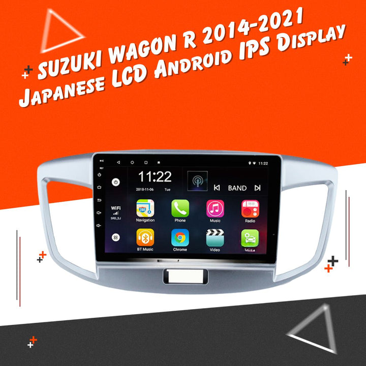 Suzuki Wagon R Japanese Android LCD Silver 9 Inches - Model 2014-2024