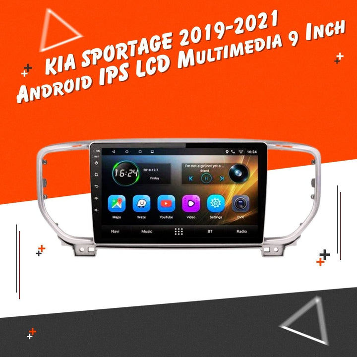 KIA Sportage Android LCD Silver 9 Inches - Model 2019-2024