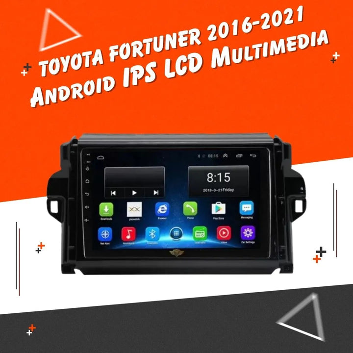 Toyota Fortuner Android LCD Black 9 Inches - Model 2016-2024