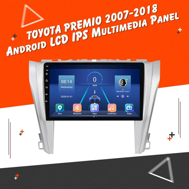 Toyota Premio Android LCD Silver 10 Inches - Model 2007-2018
