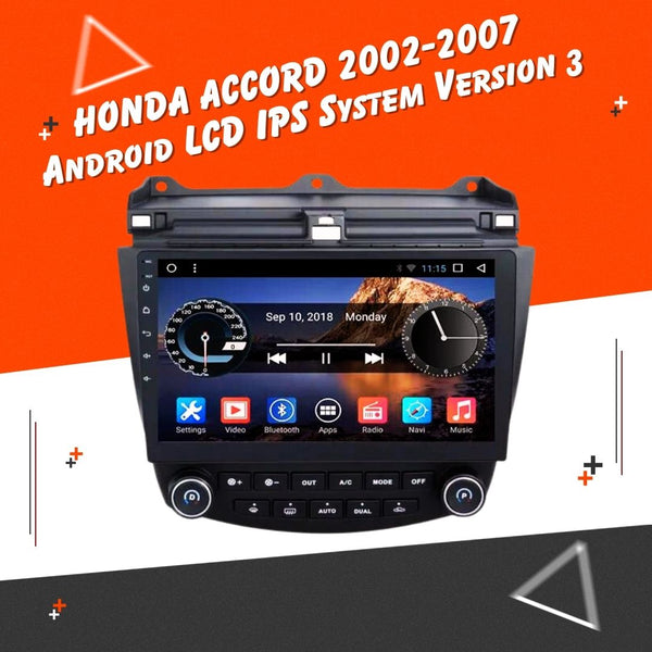 Honda Accord Android LCD Black 10 Inches Version 3