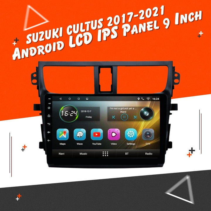 Suzuki Cultus Android LCD Black 9 Inches New Model - Model 2017-2021