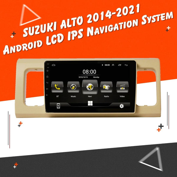 Suzuki Alto Android LCD Beige 9 Inches  - Model 2014-2021