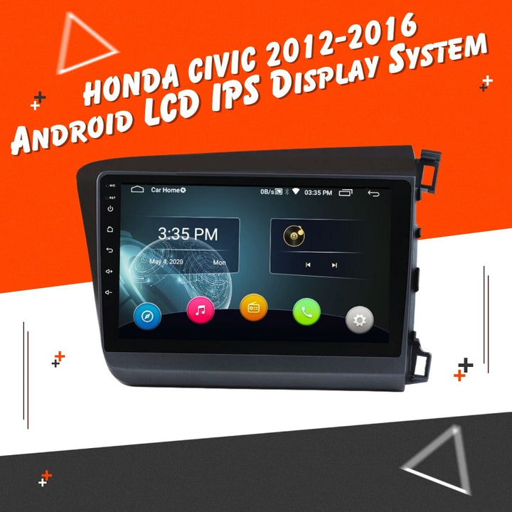 Honda Civic Rebirth Android LCD Black 9 Inches - Model 2012-2016