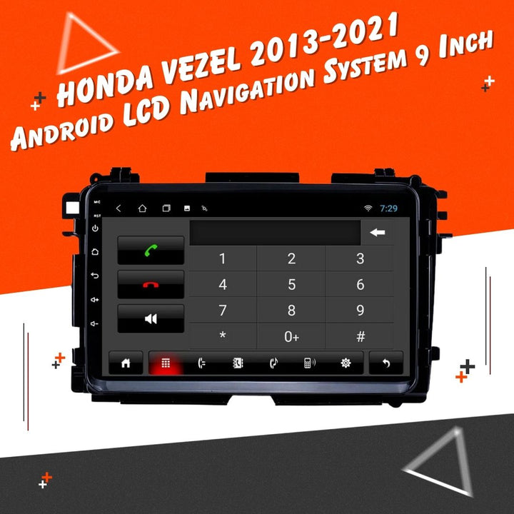 Honda Vezel Android LCD Black 9 Inches - Model 2013-2024