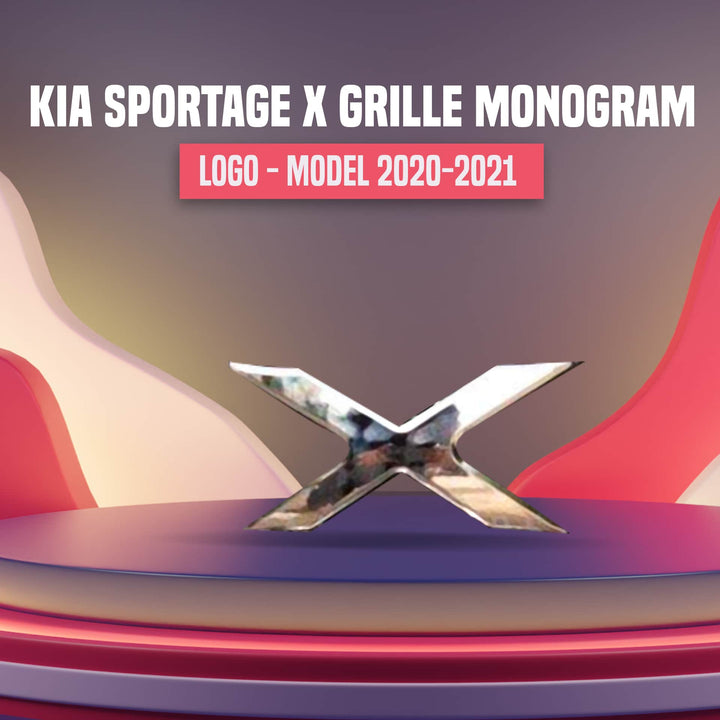 KIA Sportage X Grille Logo - Model 2020-2024