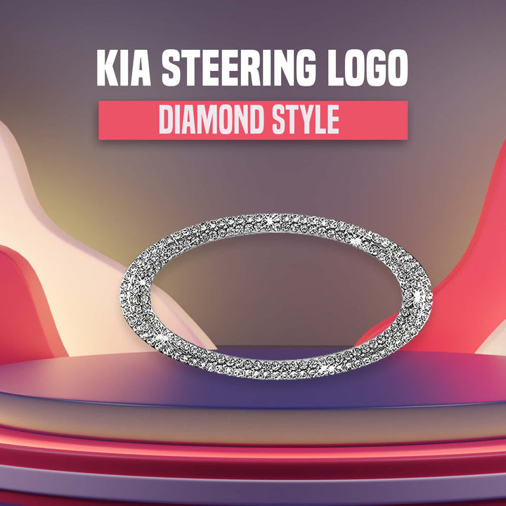 KIA Steering Logo Diamond Style