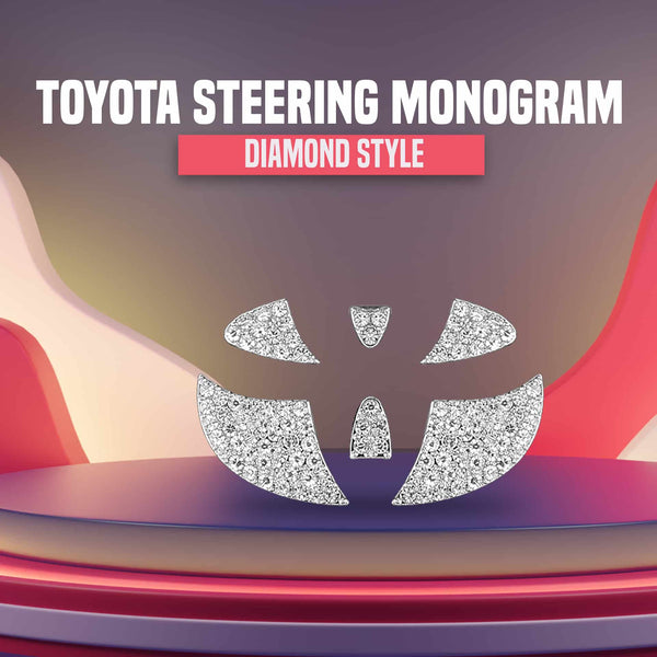 Toyota Steering Logo Diamond Style