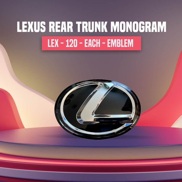 Lexus Rear Trunk Logo LEX - 120 - Each