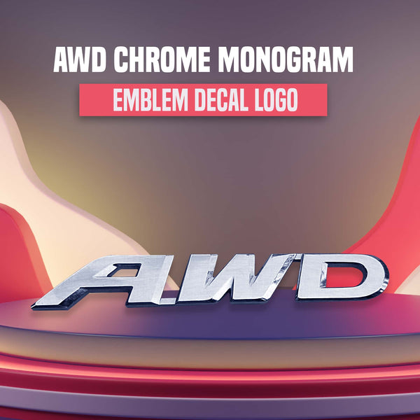 AWD Chrome Monogram